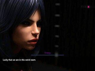 alex drills tracy's pussy and ass in 3d hentai