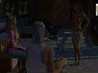 Wow! Erotic Game with Wife and Stepmother in Episode 61!