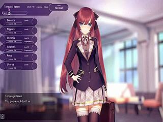 تدريب الفتاة الجامحة في مغامرة لعبة هينتاي عامة