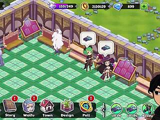 Nutaku waifu shop massage and sex toy domination scenes