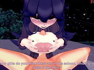 hex maniac trainer banging hard in pokemon fantasy class! what a ride!