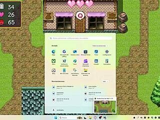 I’m hooked on Noelle’s pixel art game blowjob skills