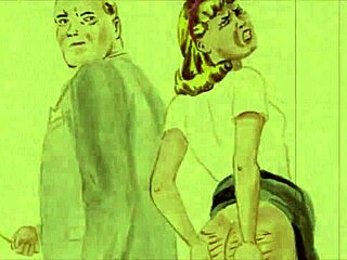 Ever seen such steamy vintage erotic drawings come to life like this?