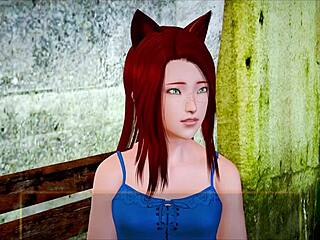 exploring my new family in cartoon game