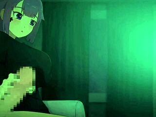 Σε POV hentai η anime καυτή δίνει έντονο handjob χαϊδεύοντας τσιγκλώντας καυλί