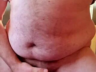chubby gay man, show off your cum?