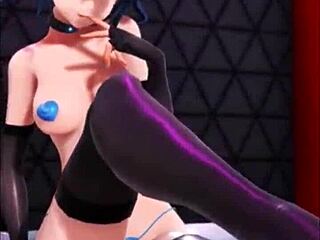 عالجني برقصة تعري هنتاي كرتونية جامحة