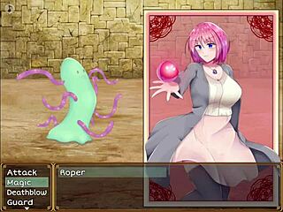 Yo, this creepy client grabs waitress tits in hentai scene part 2!