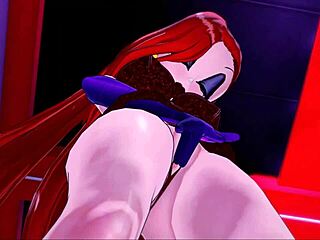 jessica rabbit fingers herself in hotel room for steamy hentai action