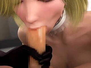 Demonically Spectacular Redhead And Blonde Threesome Part 05