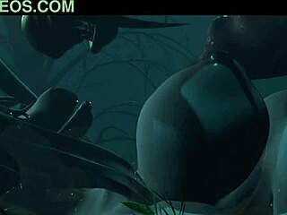 i got distracted by a wild dragon in this crazy anime scene. can't look away!