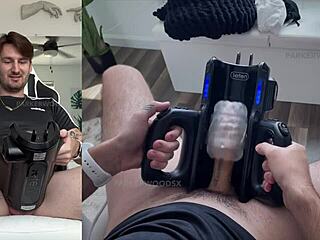 First Time with Xspacecup XT5 Auto-Stroker Feels So Wild