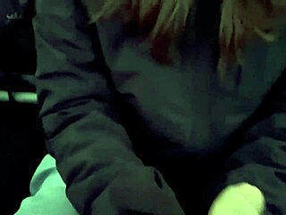 Amateur Teen Swallows Cum in Mouth in Public Ride