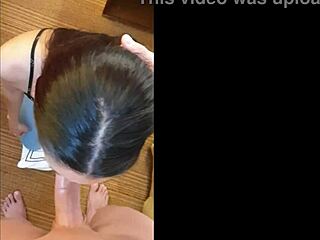 10/10 gorgeous colombian queen handles big cock with deepthroat skill. pov captures every rough thrust.