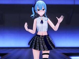 Hey, wanna see MMD R-18 Suisei in Luvoratorrrrry by Kiido strip down?