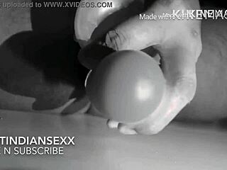 Homemade gay twink plays with toys in webcam session