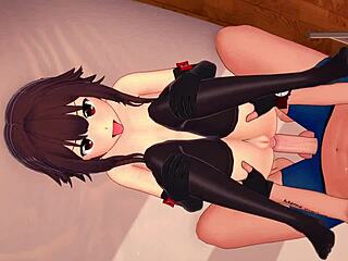 Hot Megumin Craves Sex in Tight Bikini for 3D Hentai