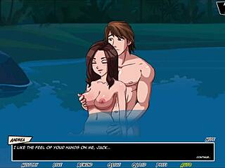 أنا مهووس بكس أندريا الإيطالي الحلو في جنة الشهوة