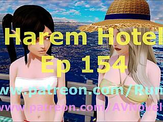 Harem hotel 154 anime game adventure 😊