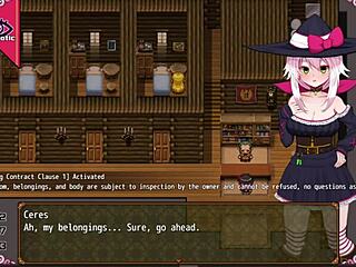 bruxinha’s first job as prostitute with titty play in hentai