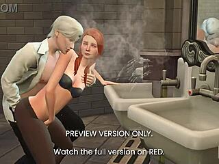 What’s behind Ginny’s naughty revenge in 3D hentai preview?