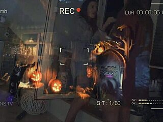 I saw hot girls at halloween party flashing their boobs and asses in thongs