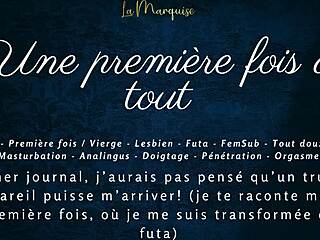 First time for everything in French futa audio porn