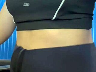 pussy training hot in crowded bathroom with creampie and orgasm 😍