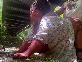 yo, wanna see me bang this milf under the park bridge?