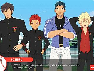 In this anime game, rushing through common bits in Bacchikoi Ichiru route part 02