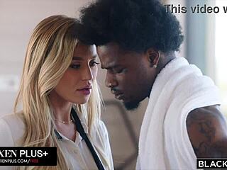 Blacked curvy BBC goddess Blake Blossom seduces