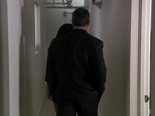 Monica sweetheart explores office dynamics on the board room table