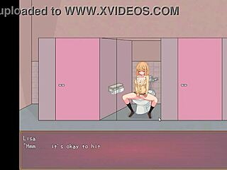 hey, wanna see college lady banging guys in new hentai game?