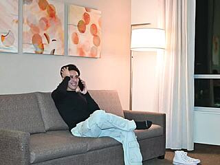 Horny stepmom goddessx teases son into wild fucking