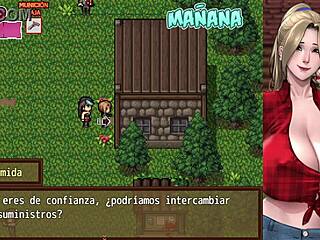 stuck in a wild gloryhole camp with busty zombie chicks! 😱