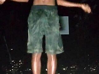 park casting with beautiful mature amateurs