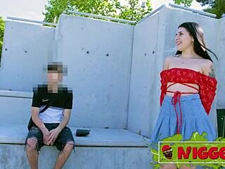 paola white’s boyfriend pushes her to ride a black cock