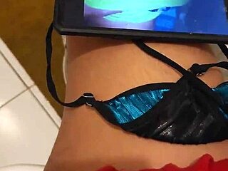 OMG, My Best Friend's Mom Caught Me Masturbating with Her Thong and Sucked Me Off Til I Came!