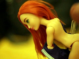 Batgirl Doll DC Tied Up for Cum Shower Blowbang