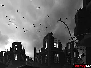 PervyMother Stepmom with Blue Eyes Deepthroats Stepson Relentlessly. It’s a Wild Scene Post-Armageddon!