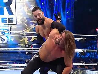 AJ Styles battles Finn Bálor at Survivor Series 2022.