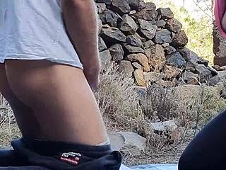 Outdoor Sex with 18yo Hot Brunette Teen Babe Feels So Wild