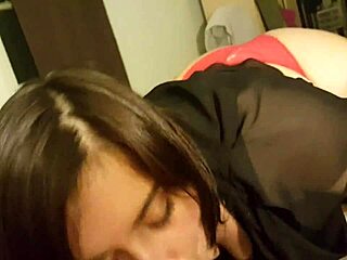 Hey, watch this sexy thick white girl suck a huge black cock?