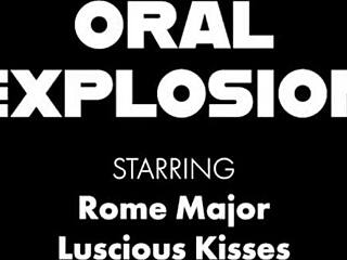 busty exotic blonde luscious delivers deepthroat and milks rome major's big cock dry