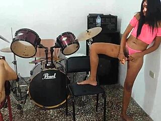 morena and indigenous friend masturbate with dildos in hot new year's eve sex tape