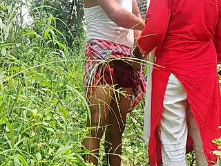 yo, my girlfriend’s getting pounded outdoors in the forest!