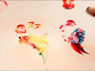 Slender blonde bent over for deep cock pounding in tight pussy