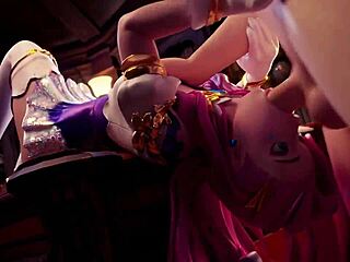 league of legends characters get wild with big cock hentai action