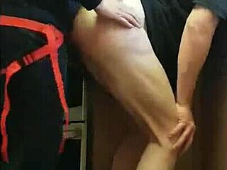 Pegging my boyfriend's ass in kitchen, public cornfield, and bathroom for wild ass-to-mouth action part 9