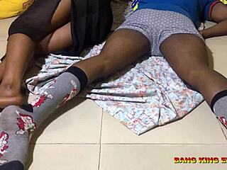 My smart step brother bangs my lovely wedded wife in our tiny apartment